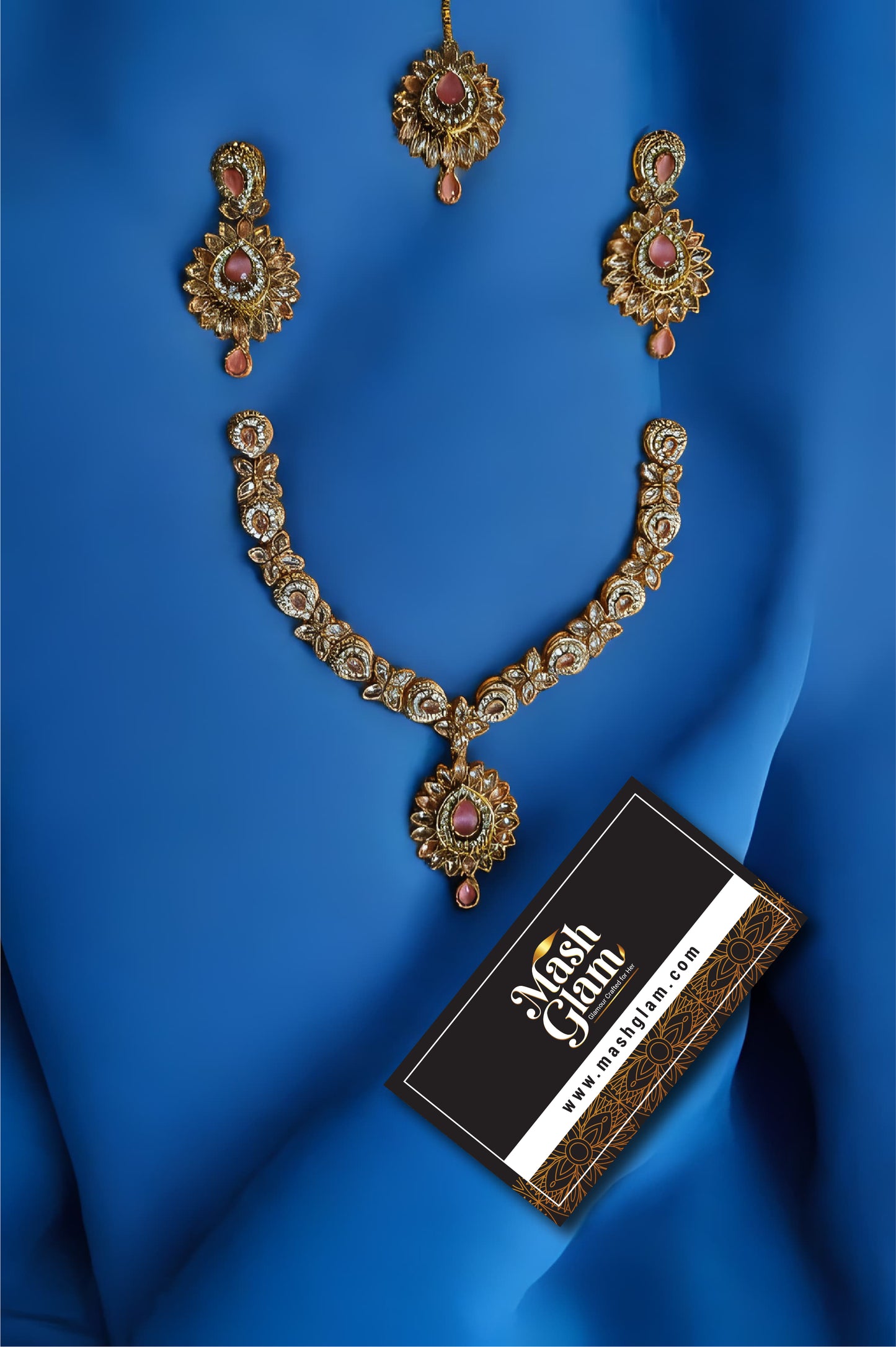 Elegant Gold-Plated Necklace Set